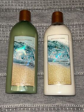 Bath and Body Works At the Beach Full Size Shampoo and Conditioner 16 fl oz NEW